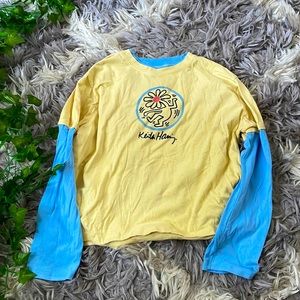 Keith Haring Vintage Oversized Style Long Sleeve